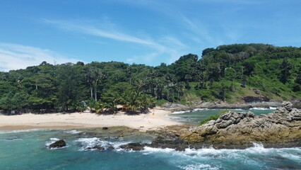 Ya Nui Beach is a charming tiny bay tucked in a cove between the Windmill Viewpoint and the famous Promthep Cape in the very south of Phuket Island. 