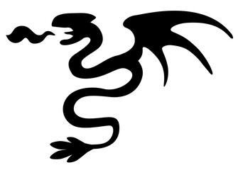 Dragon Wyrm Stencil