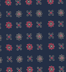 Ajrakh Pattern and block print Pattern and batik print Background digital printing textile pattern