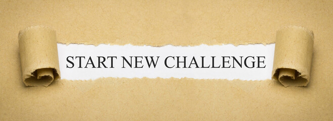 Obraz premium Start new Challenge