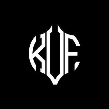 KVF letter logo. KVF best black background vector image. KVF Monogram logo design for entrepreneur and business.

