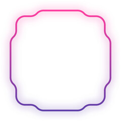 glow geometric frame
