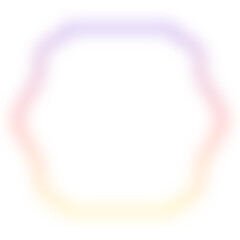 glow geometric frame
