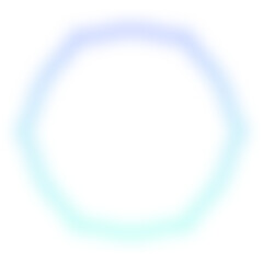 glow geometric frame
