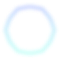 glow geometric frame
