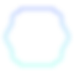 glow geometric frame
