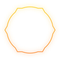glow geometric frame
