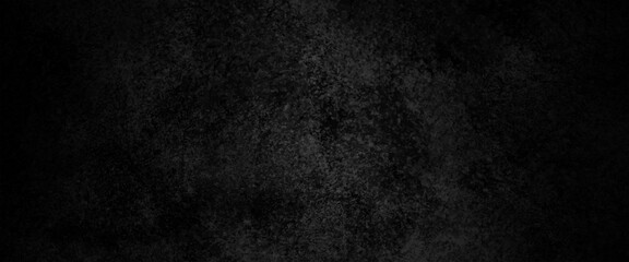 Abstract background with Dark concrete textured wall background .black cement wall texture for interior design. dark edges .copy space for add text.  Grunge texture. Dark wallpaper. Blackboard .