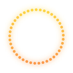 glow gradient dotted circle
