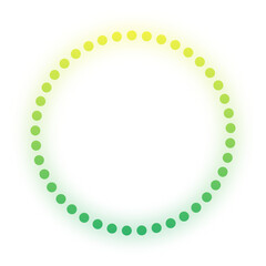 glow gradient dotted circle
