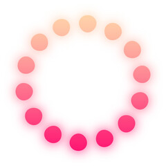 glow gradient dotted circle
