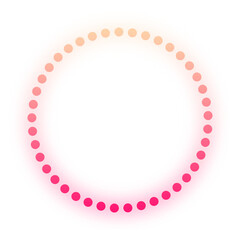 glow gradient dotted circle

