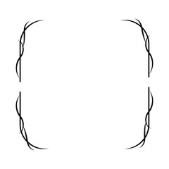 abstract art square frame
