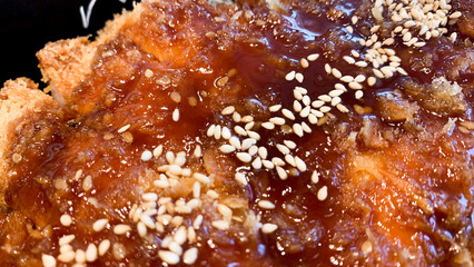 仙台空港で食べたソースカツ丼