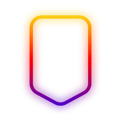 glow gradient badge frame
