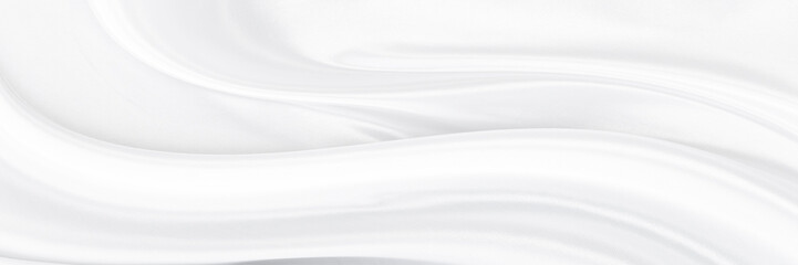 White gray satin texture that is white silver fabric silk background with beautiful soft blur pattern natural.