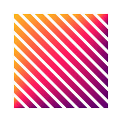 gradient square slant line
