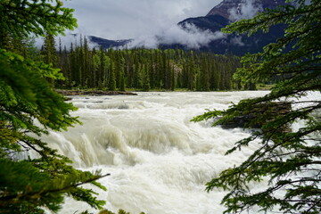 Athabasca Falls, Jasper National Park, Alberta, Canada - 518602140
