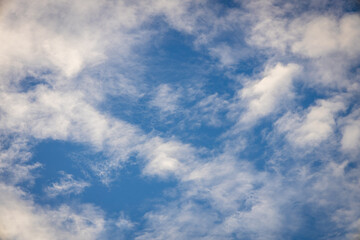 A Beautiful sky with some stray clouds.