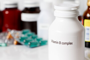 Vitamin B complex ,medicines are used to treat sick people.