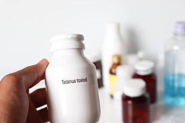 Tetanus toxoid ,medicines are used to treat sick people.