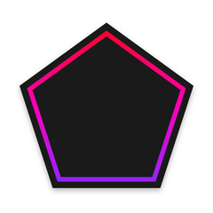 pentagon gradient dark background
