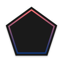 pentagon gradient dark background
