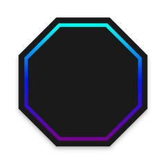 octagon gradient dark background
