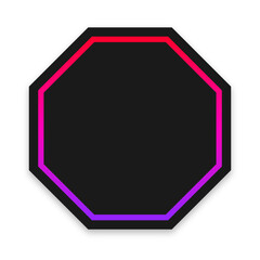 octagon gradient dark background
