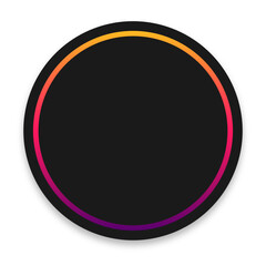 round gradient dark background
