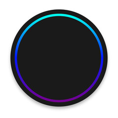 round gradient dark background
