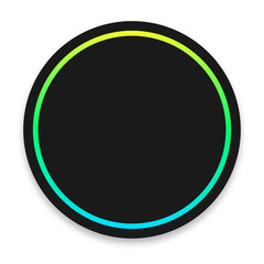 round gradient dark background

