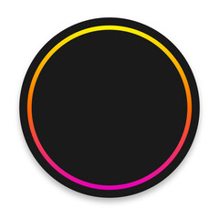 round gradient dark background
