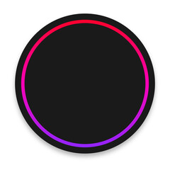 round gradient dark background
