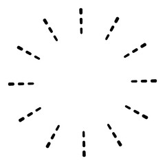 sun burst element
