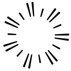 sun burst element

