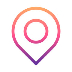 gradient location pin icon
