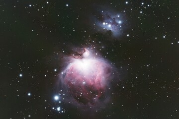 Great Orion Nebula in the space