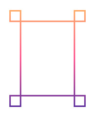 gradient decorative frame
