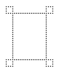 decorative dotted frame
