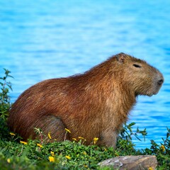 Capybara (Hydrochoerus hydrochaeris)