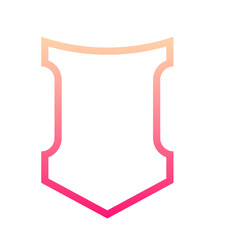gradient badge element
