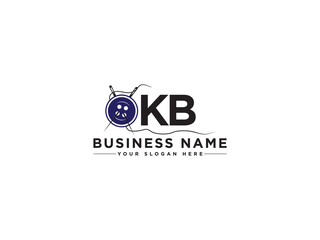 Creative KB Logo Letter Vector, Letter Kb bk Logo Icon Design For All Kind Of Use - obrazy, fototapety, plakaty