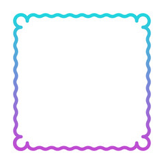 Fototapeta premium gradient square frame 