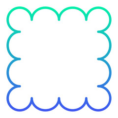 gradient square frame
