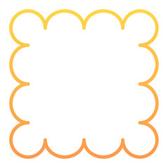 gradient square frame
