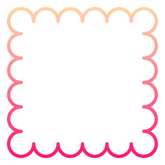 gradient square frame
