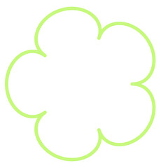 colorful round frame
