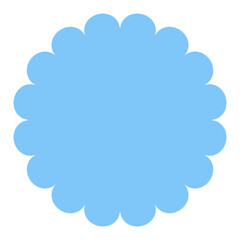 colorful round frame
