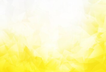 Light Yellow vector abstract mosaic background.